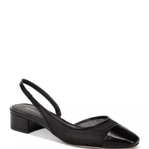 Veronica Beard Black Slingback Heels
